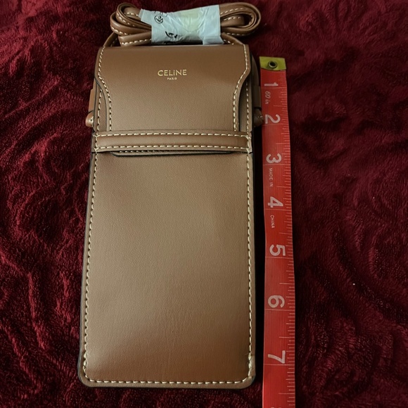 Celine leather phone case / sunglasses bag - Picture 3 of 6
